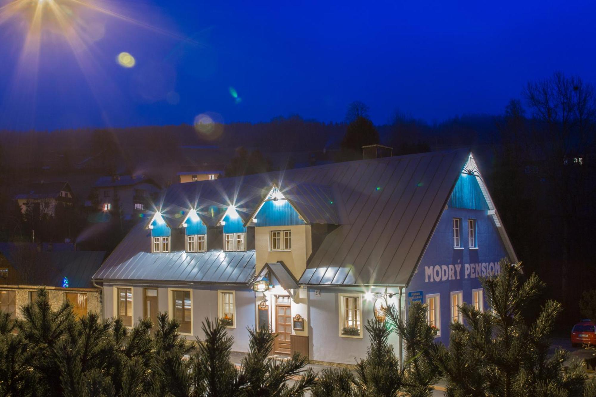 Modry Pension Rokytnice Rokytnice nad Jizerou Exterior photo